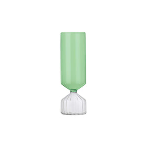 Bouquet Vase - cm.27 - Clear/Green