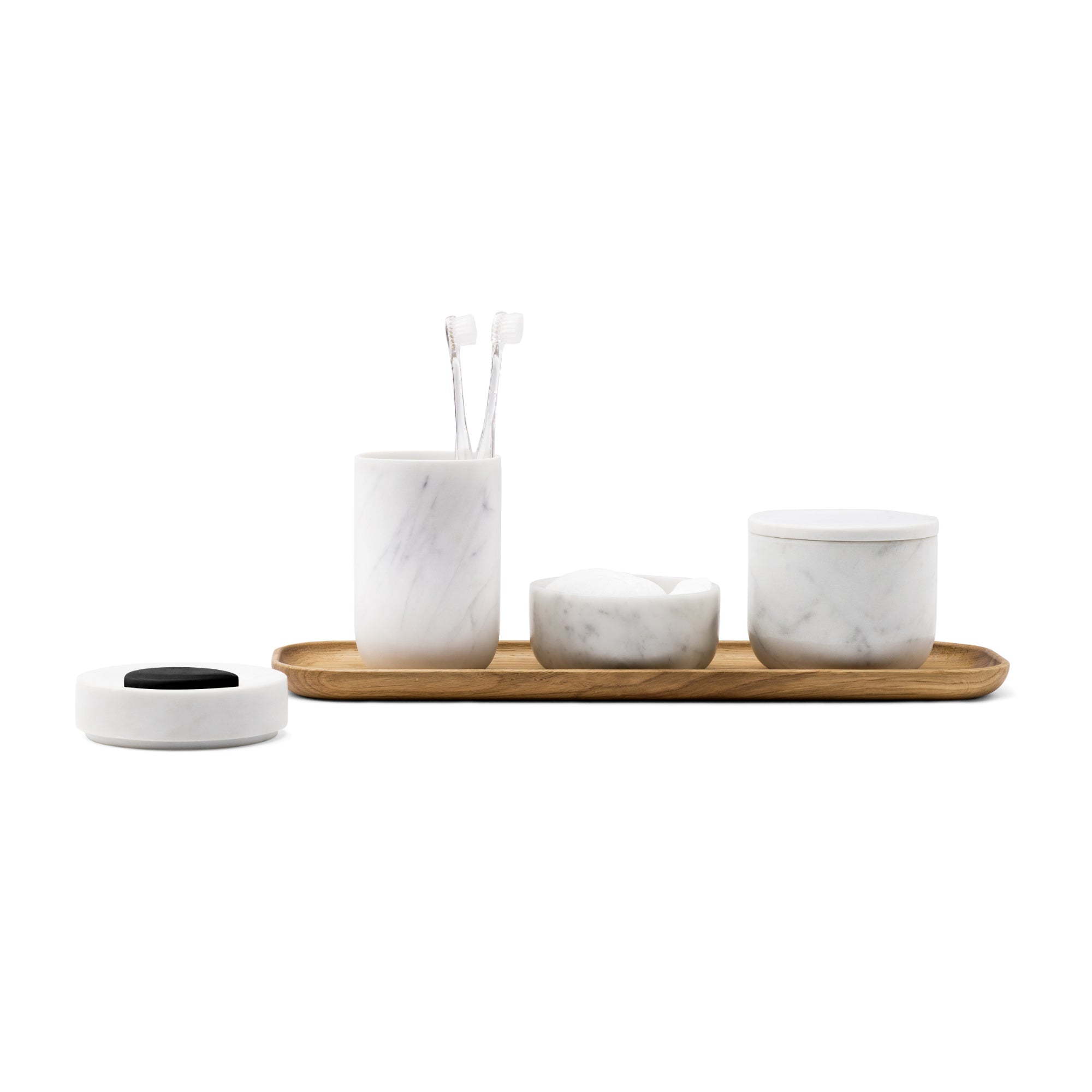 VVD Large Container-Lid Stoneware White H10-3