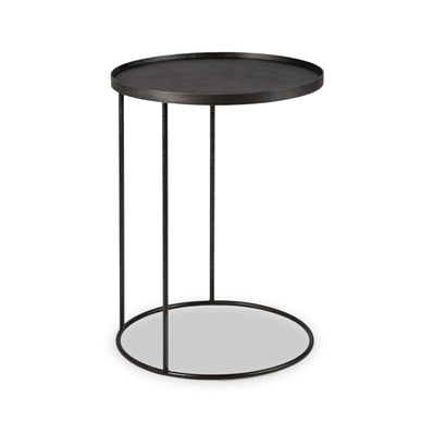 Tray 20704 Side Table - Black/Varnished Wood