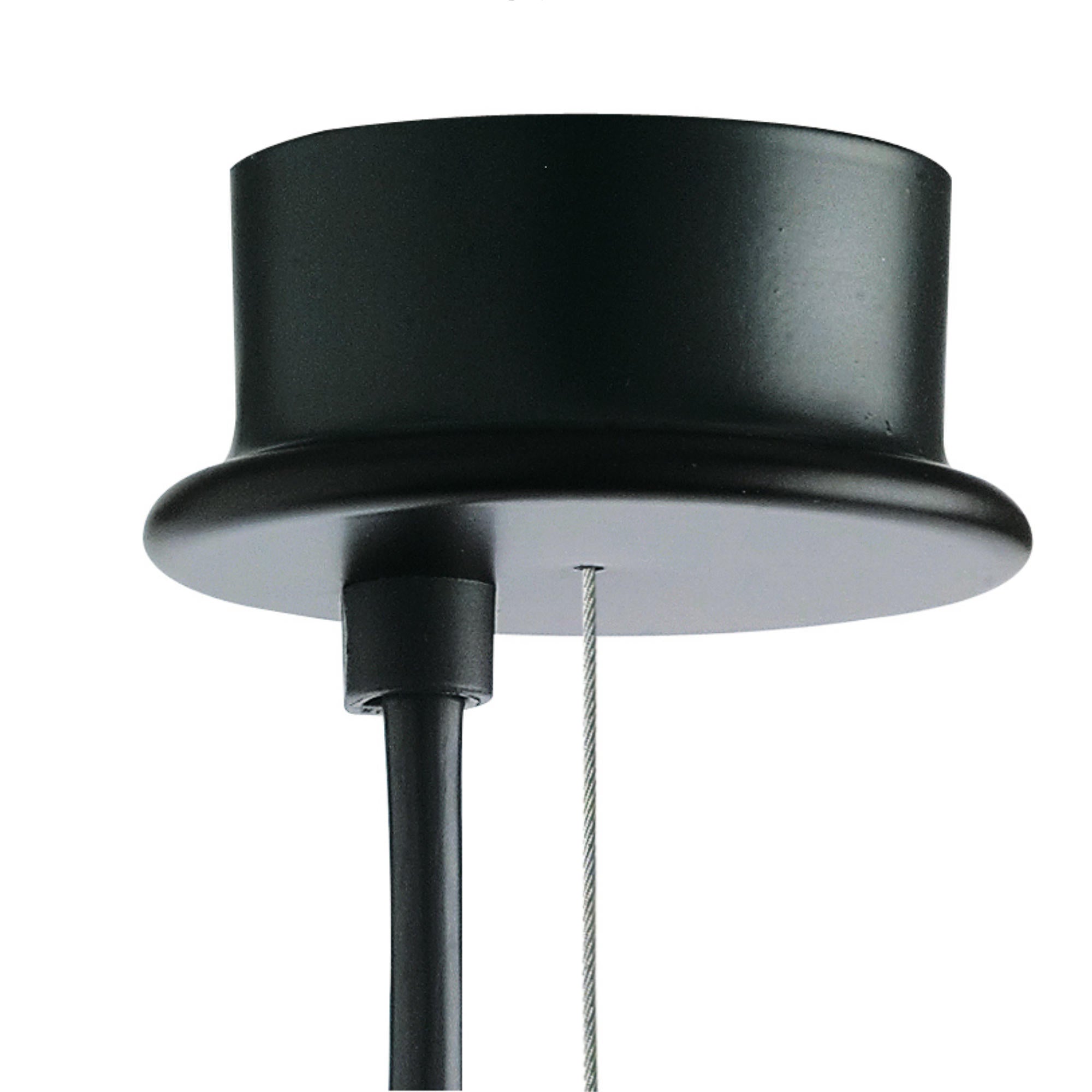2097/30 Frosted Bulbs Pendant Lamp - Matte Black-3
