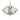 2097/30 Clear Bulbs Pendant Lamp - Brass