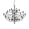 2097/30 Clear Bulbs Pendant Lamp - Chrome