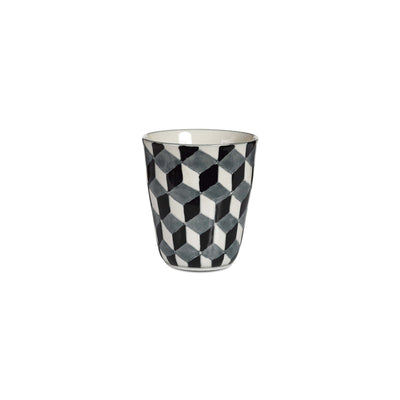 3D Cups - Black (Set of 4)