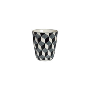 3D Cups - Black (Set of 4)