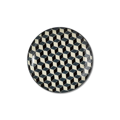 3D Plates - Black (Set 4)