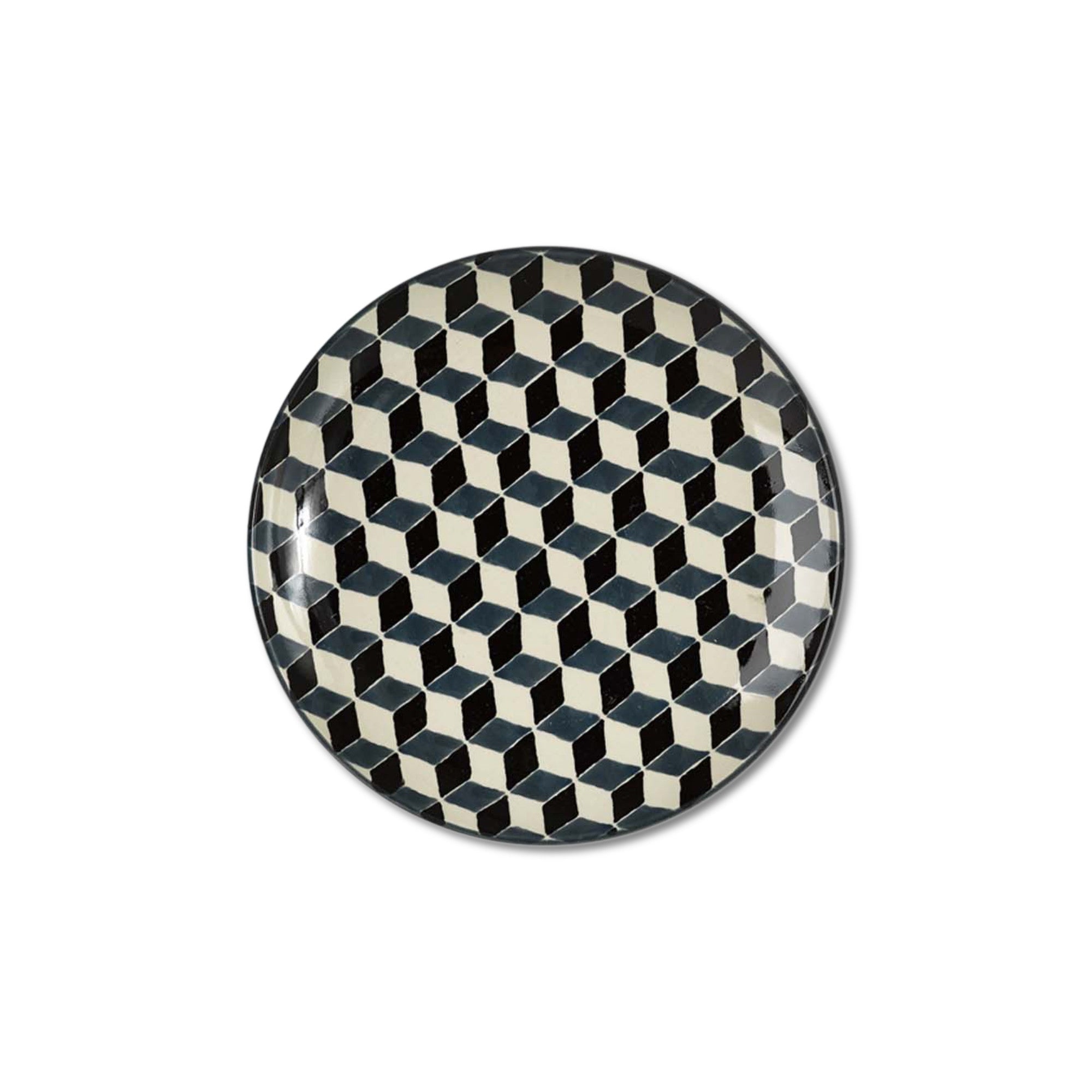 3D Plates - Black (Set 4)
