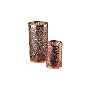Pierced Tealight - L - Copper