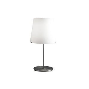 3247TA مصباح طاولة كبير - نيكل/أبيض