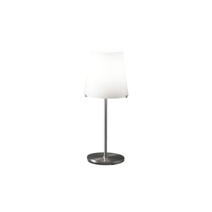 3247TA Small Table Lamp - Nickel/White