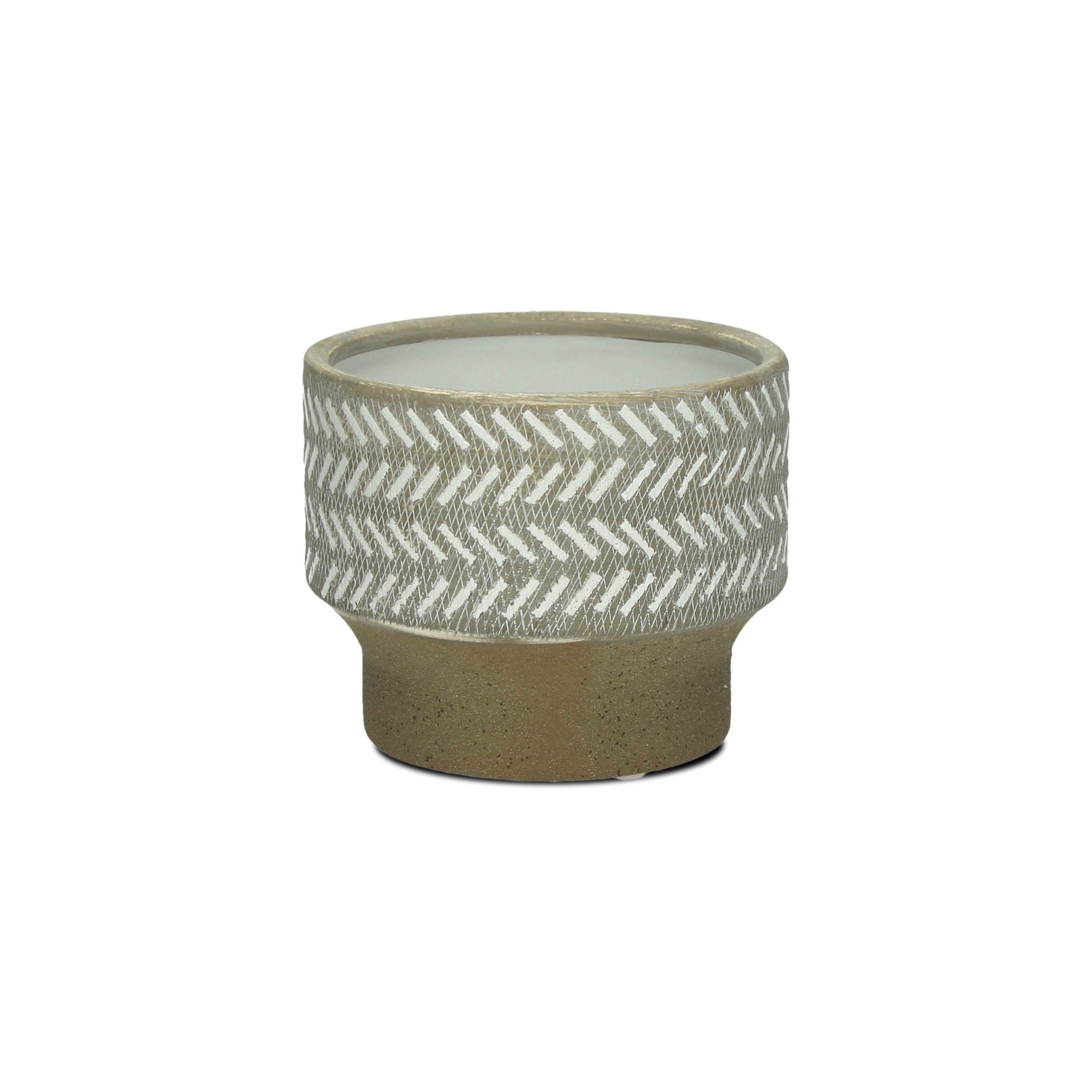 Sana Flower Pot - H11.5 - Sandstone-1