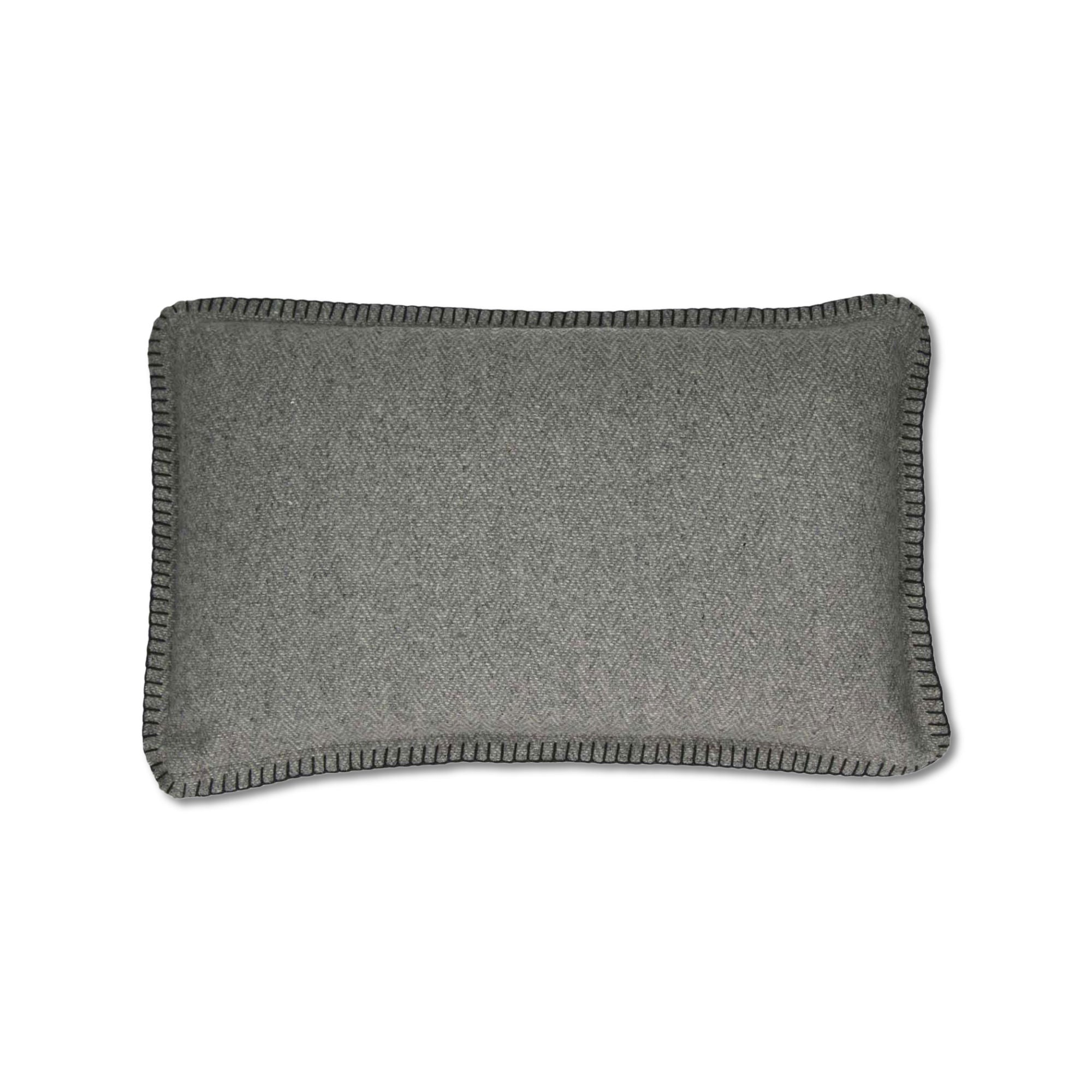 Flanel Cushion - Grey/Anthracite-1