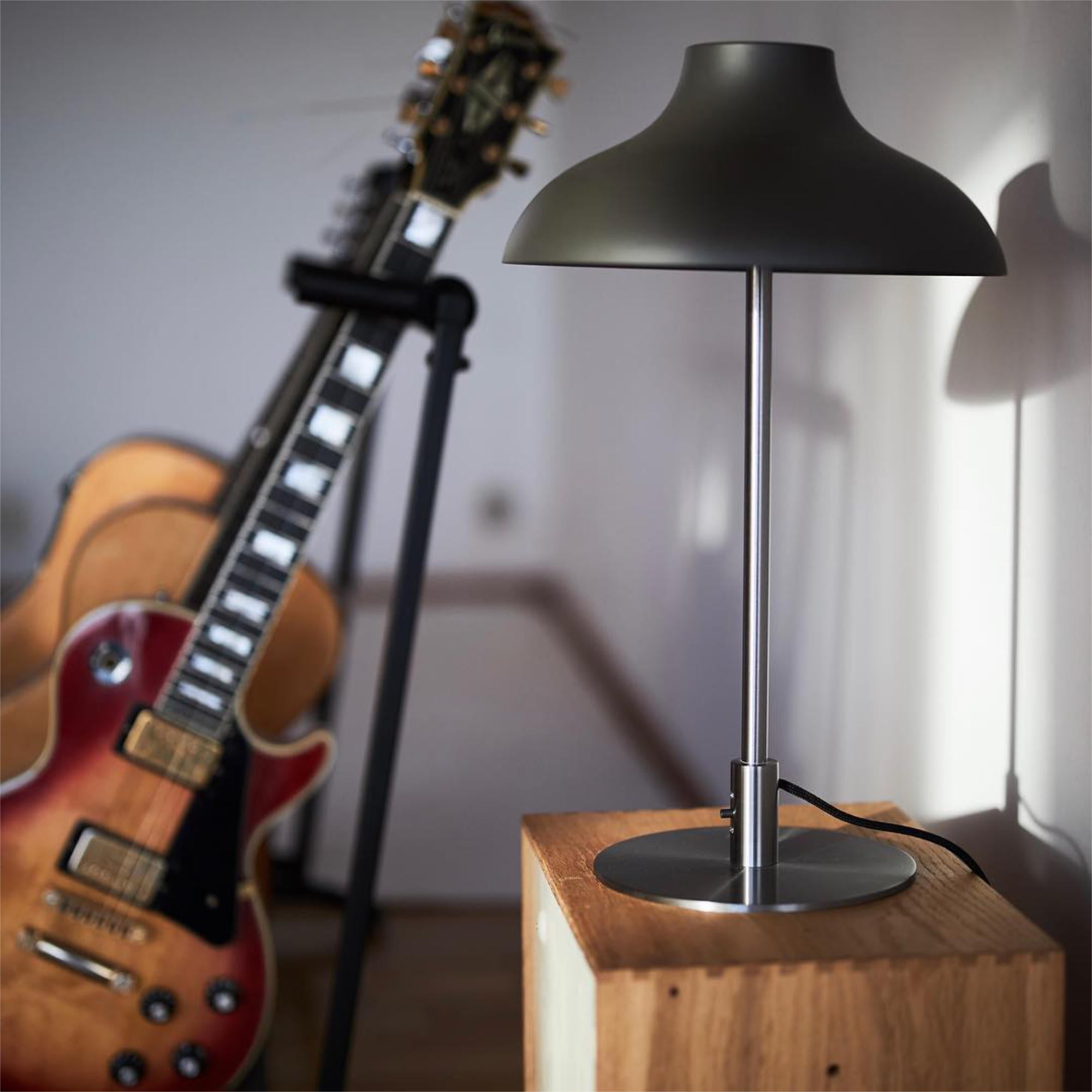 Bolero Table Lamp - Umbra Grey/Steel-2