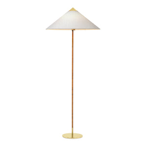 9602 Floor Lamp - Brass/Canvas