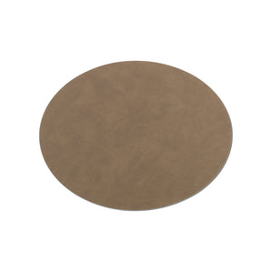 Table Mat Oval L Nupo Brown
