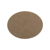 Table Mat L Oval Nupo Brown