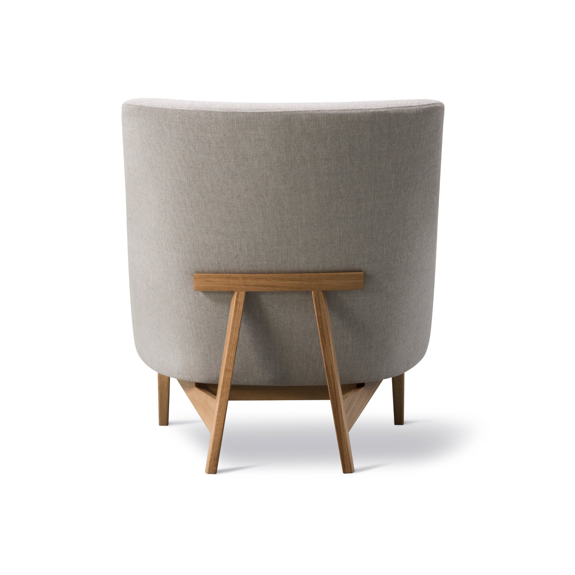 A-Chair 6540 Armchair - Oak Lacquered/Fabric 3 (Sunniva 717)-7