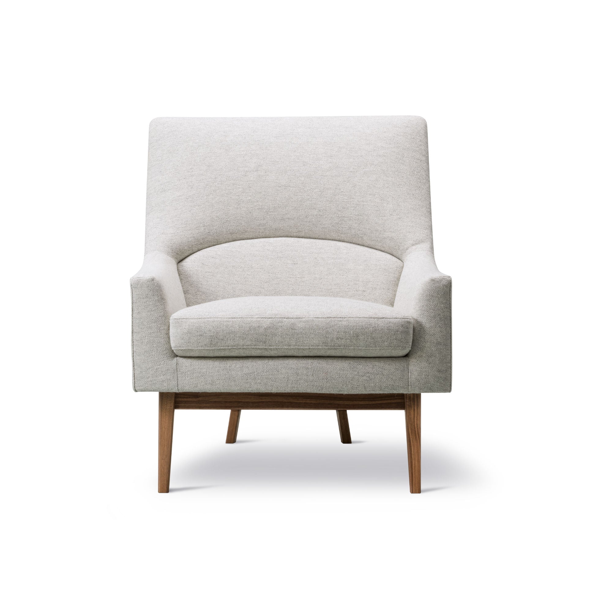 A-Chair 6540 Armchair - Walnut/Fabric 2 (Hallingdal 110)-3