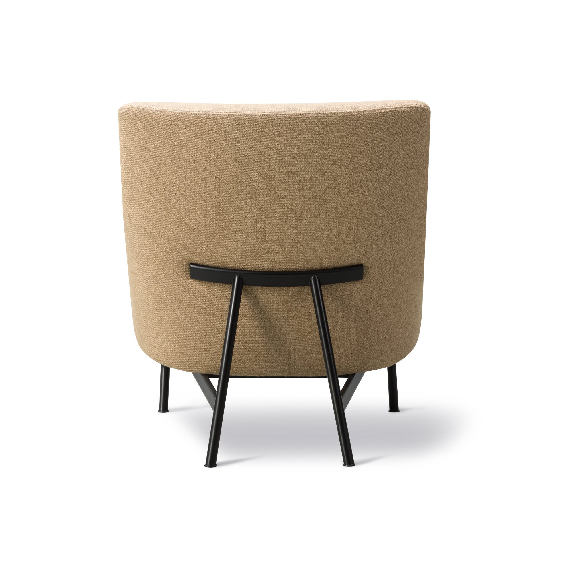 A-Chair 6542 Metal Base Armchair - Black/Fabric 3 (Vidar 333)-7