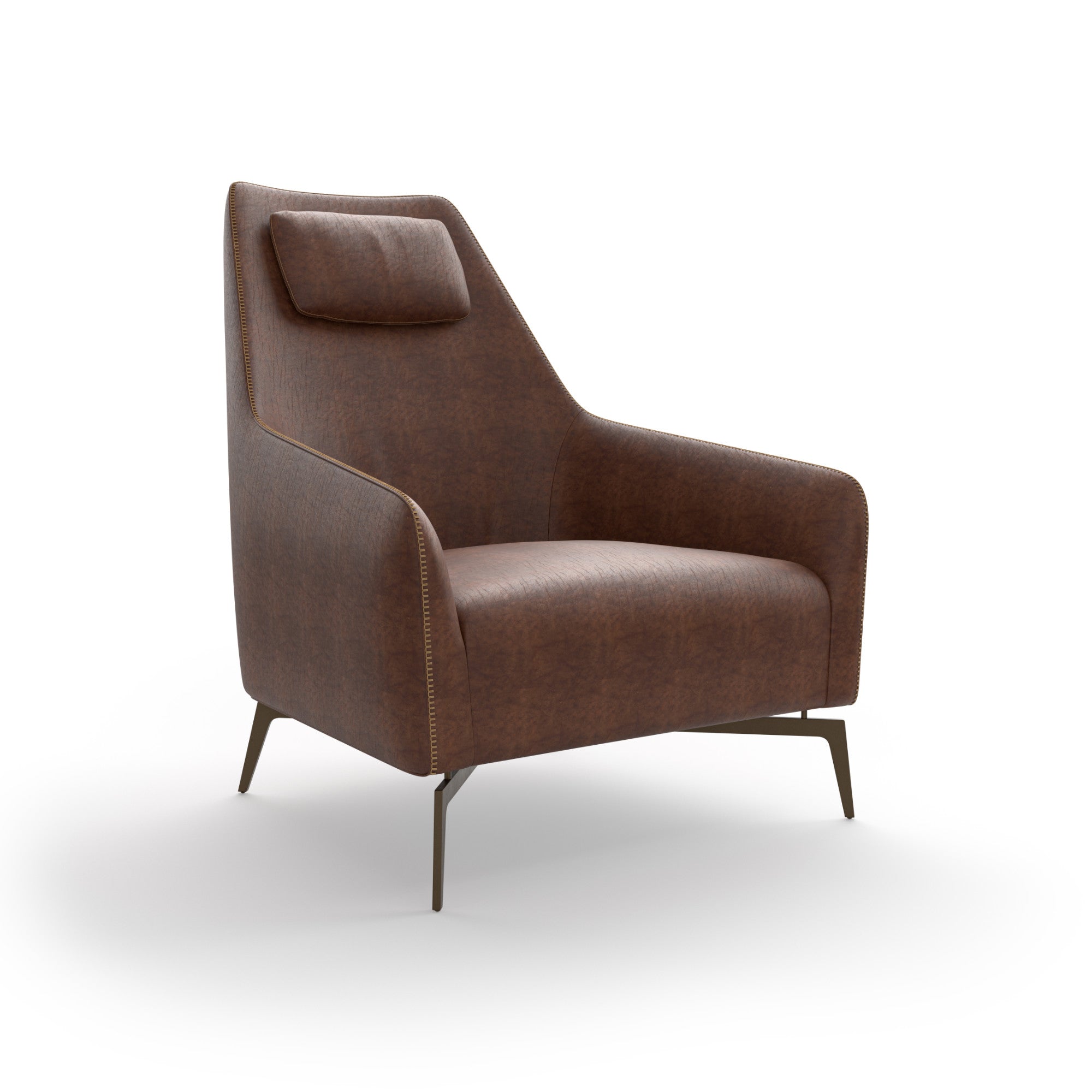 Carol PCR 1 Armchair W/ Footrest - Leather G (Wild 716)-5