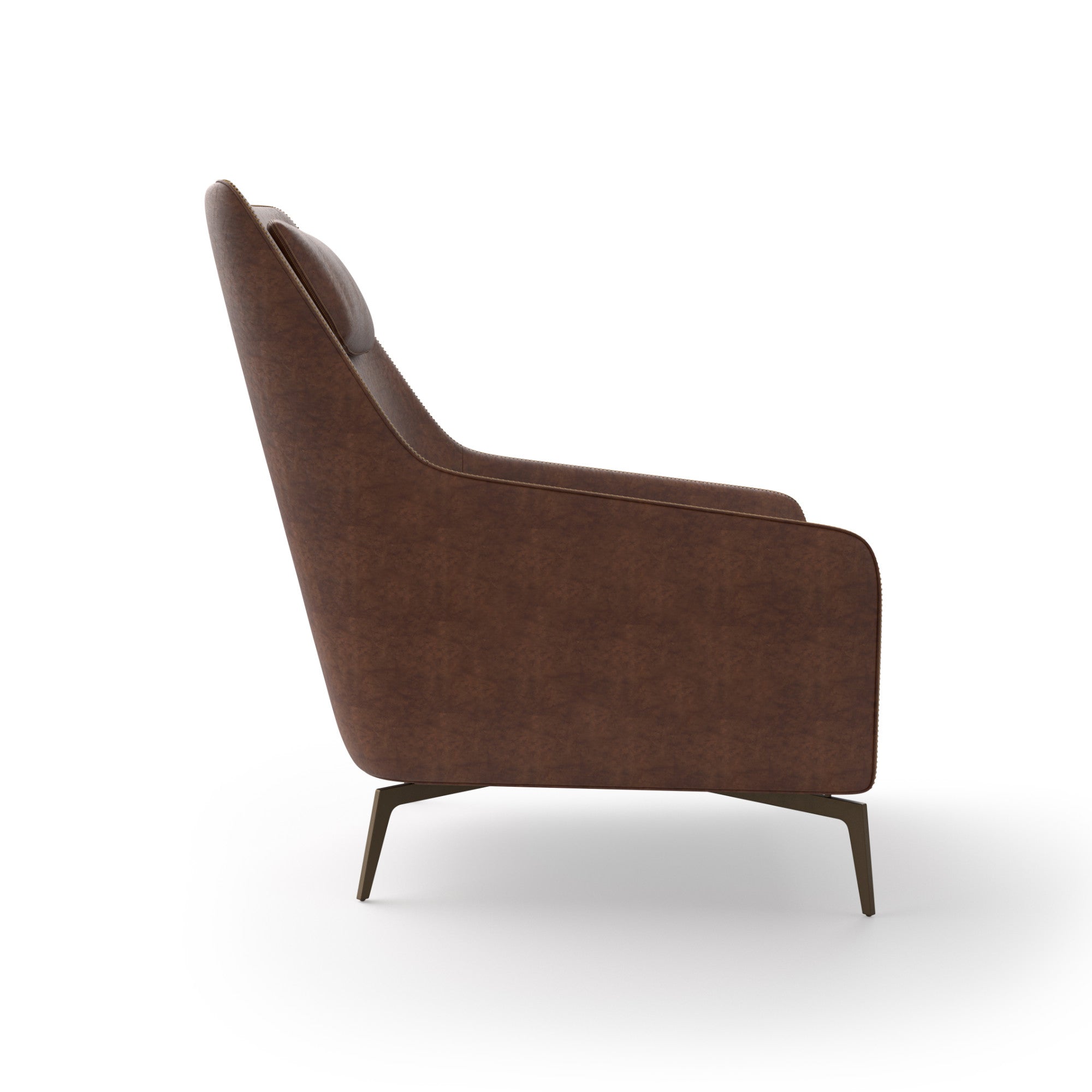Carol PCR 1 Armchair W/ Footrest - Leather G (Wild 716)-3