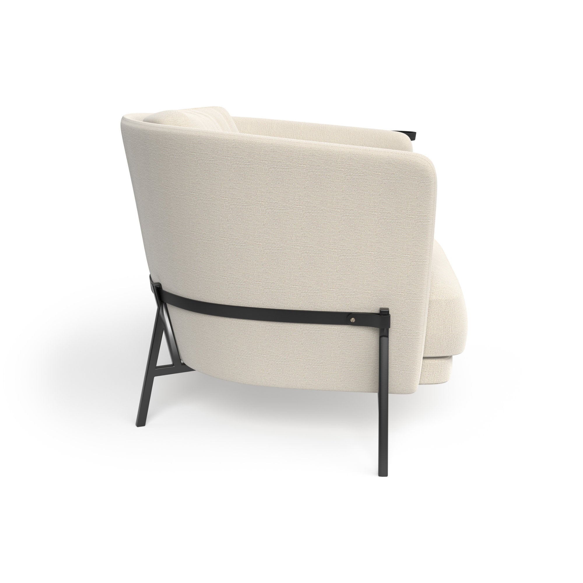 Cradle 2832 Armchair - Gunmetal Grey/Fabric T3 (Walls 002)-5
