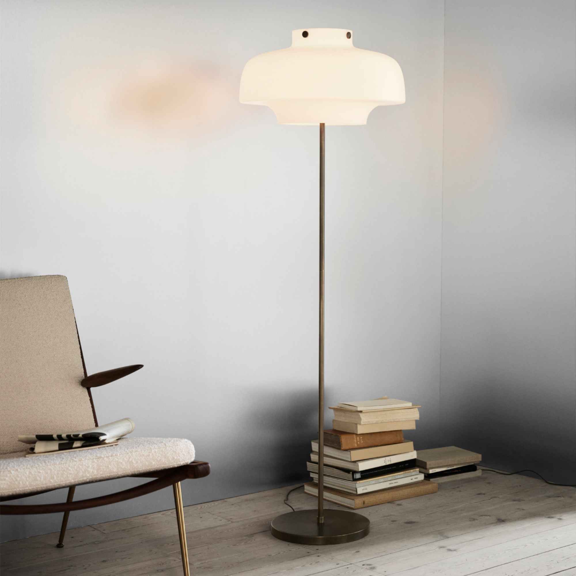 Copenhagen SC14 Floor Lamp - Bronzed Brass-2