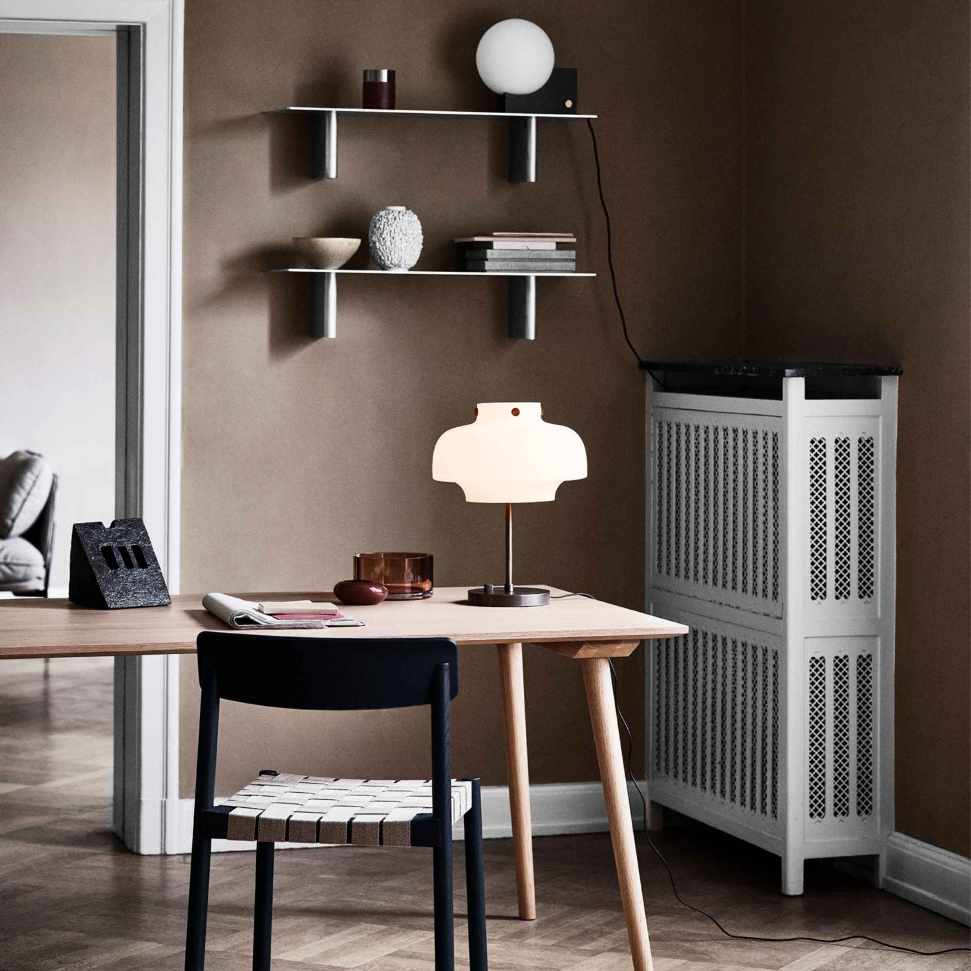 Copenhagen SC13 Table Lamp - Bronzed Brass-3