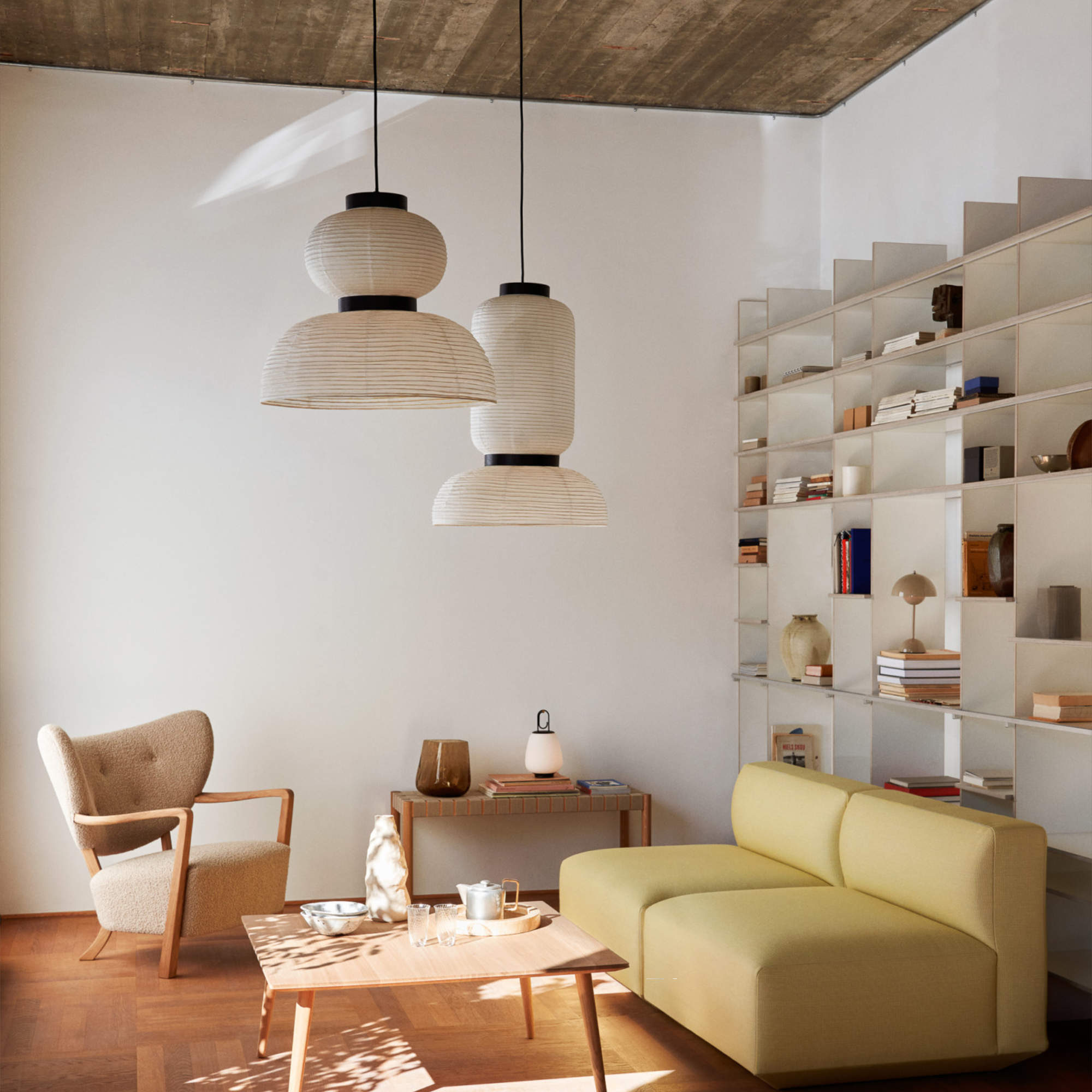 Formakami JH4 Pendant Lamp - Ivory White-3