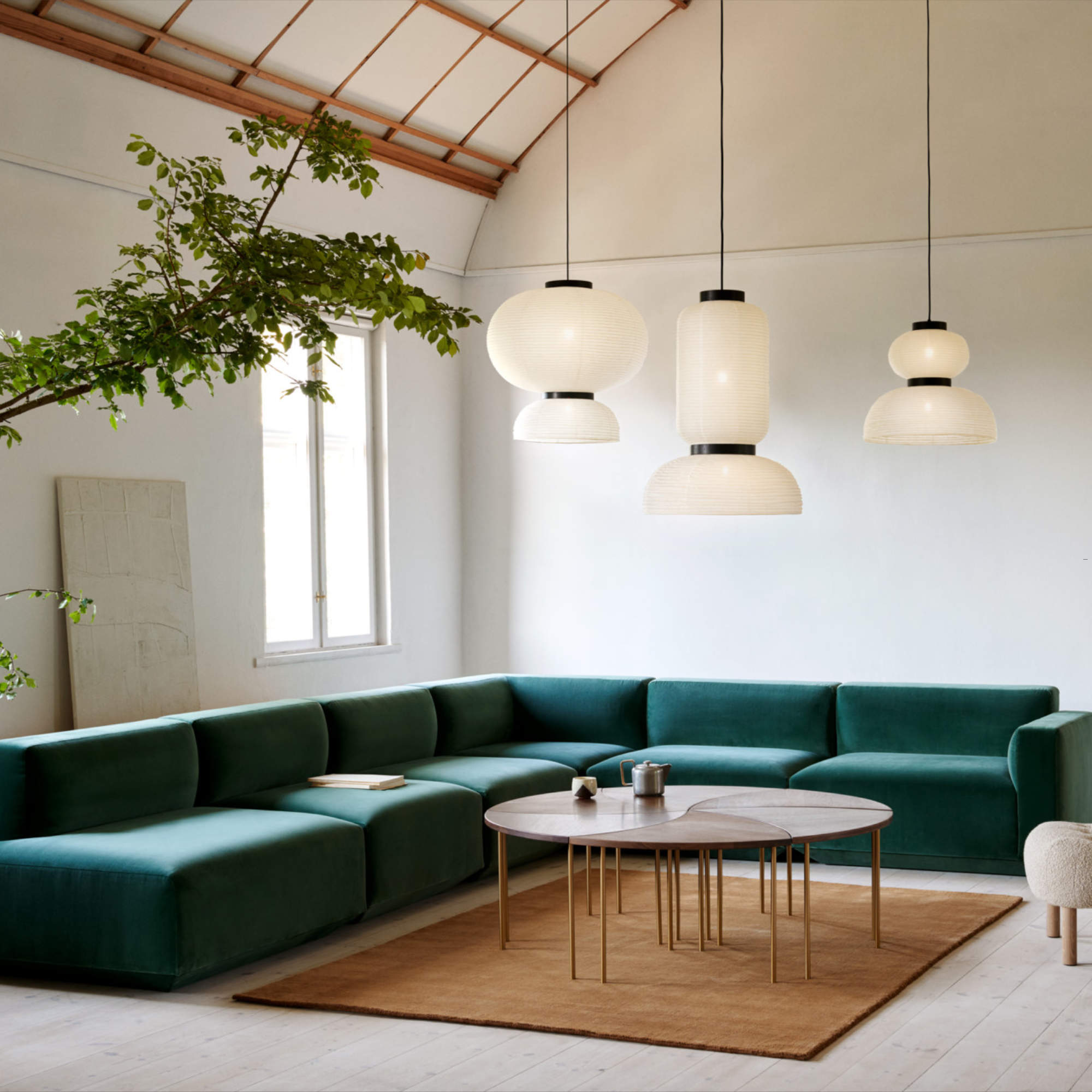 Formakami JH4 Pendant Lamp - Ivory White