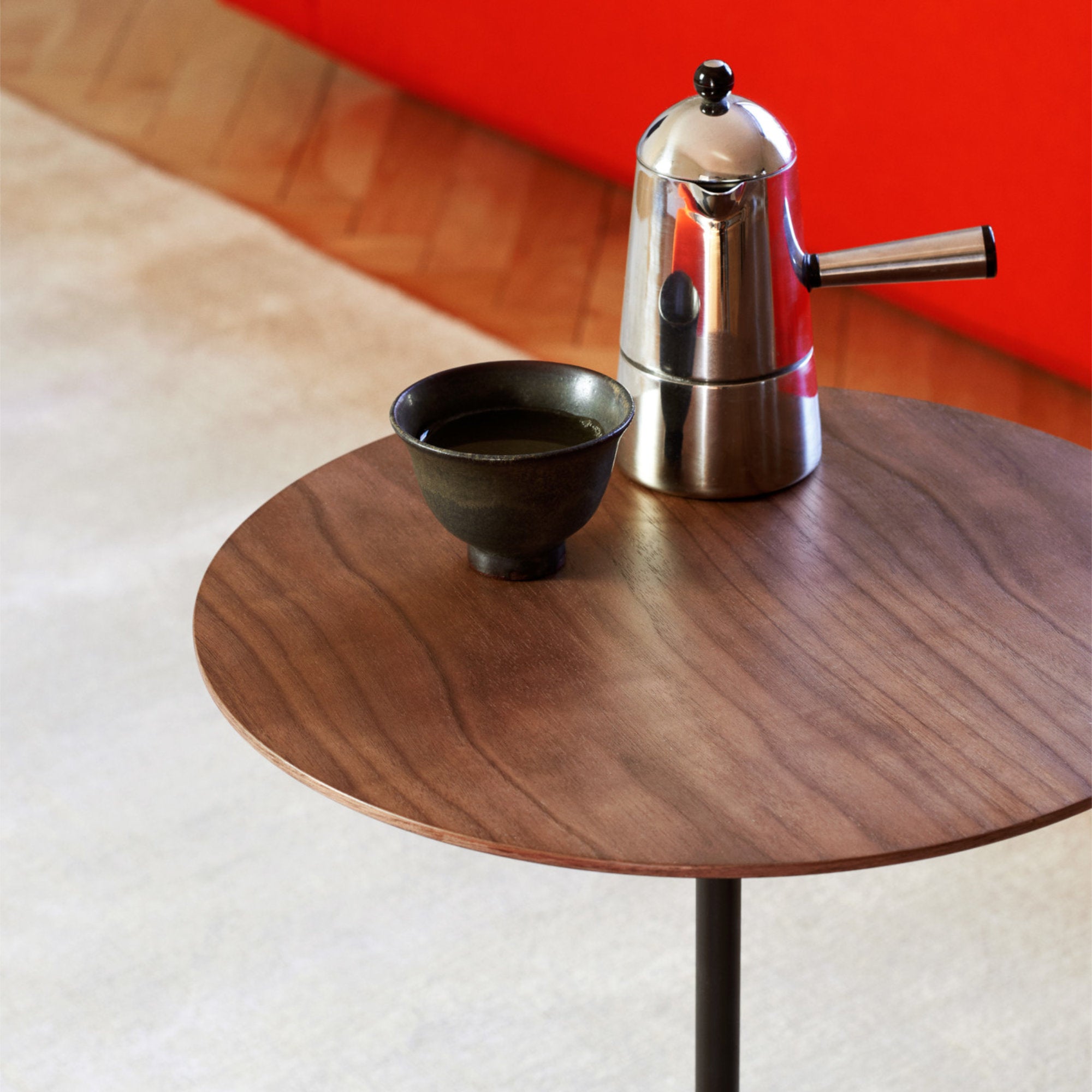 Lato LN8 Side Table - Walnut/Emperador-3