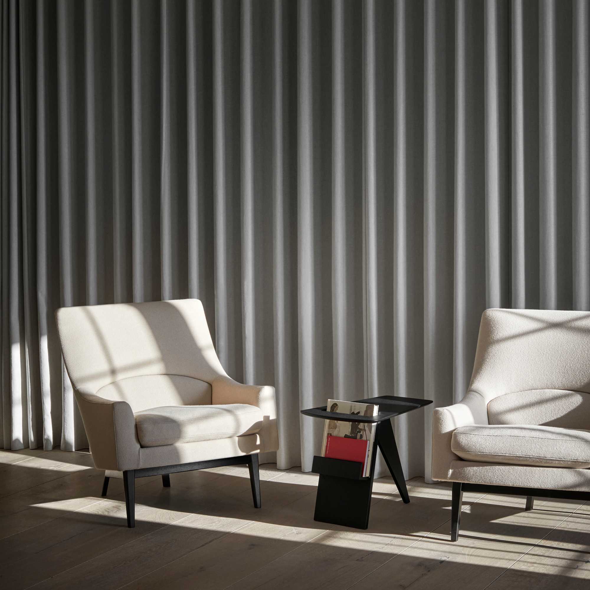 A-Chair 6542 Metal Base Armchair - Black/Fabric 3 (Vidar 333)-8