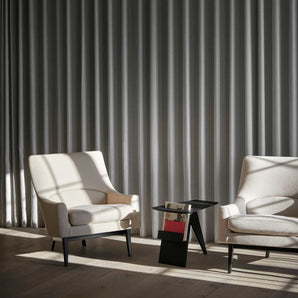 A-Chair 6540 Armchair - Walnut/Fabric 2 (Hallingdal 110)