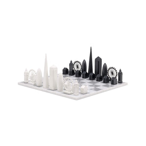 London Chess Set - Acrylic/Marble Board