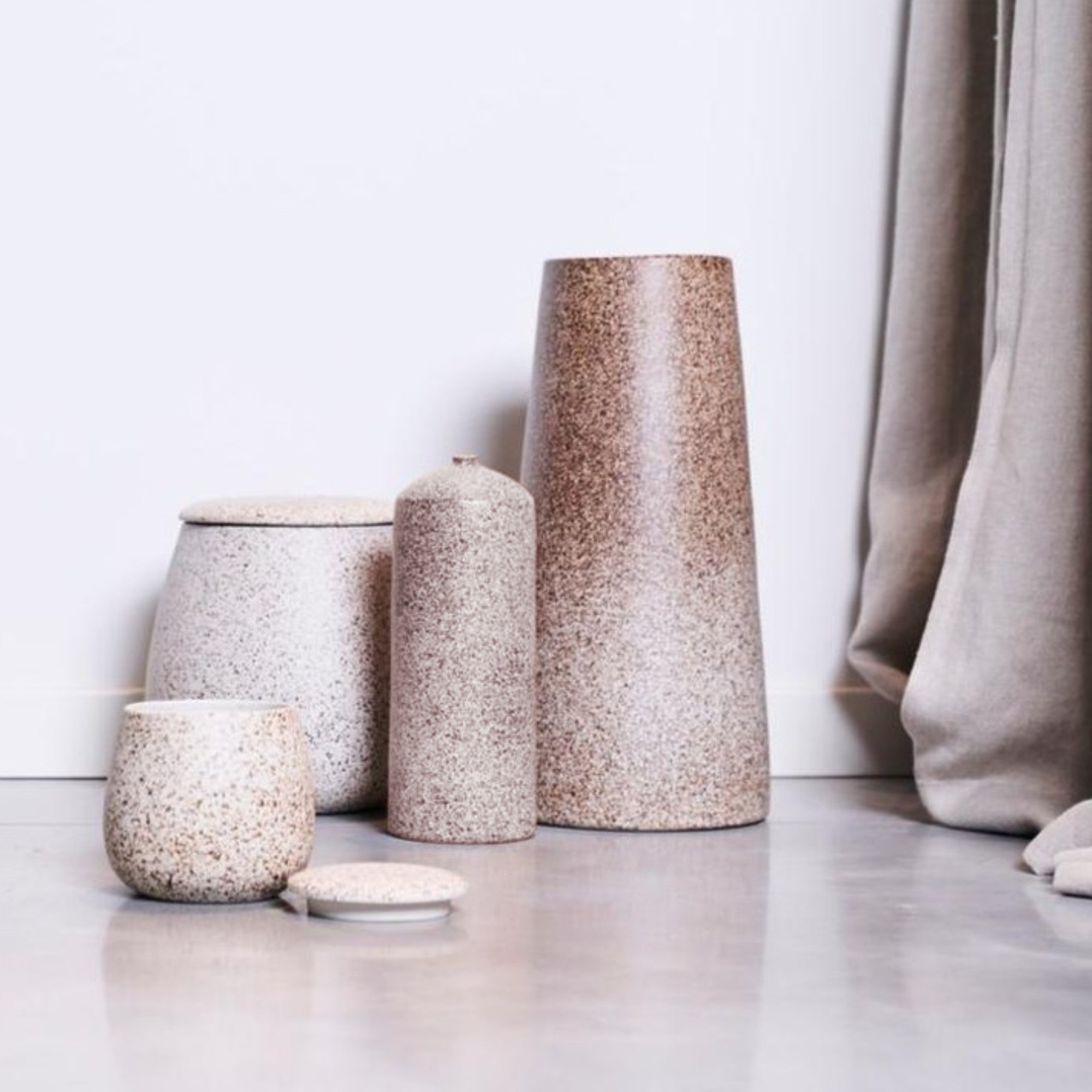 ألور قدر مع غطاء - طبيعي - D13.5-2