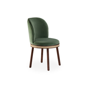 Alma Dining Chair - Velvet Terracotta