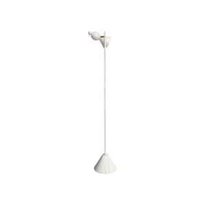 Alouette 1 Bird Floor Lamp - White/Brass