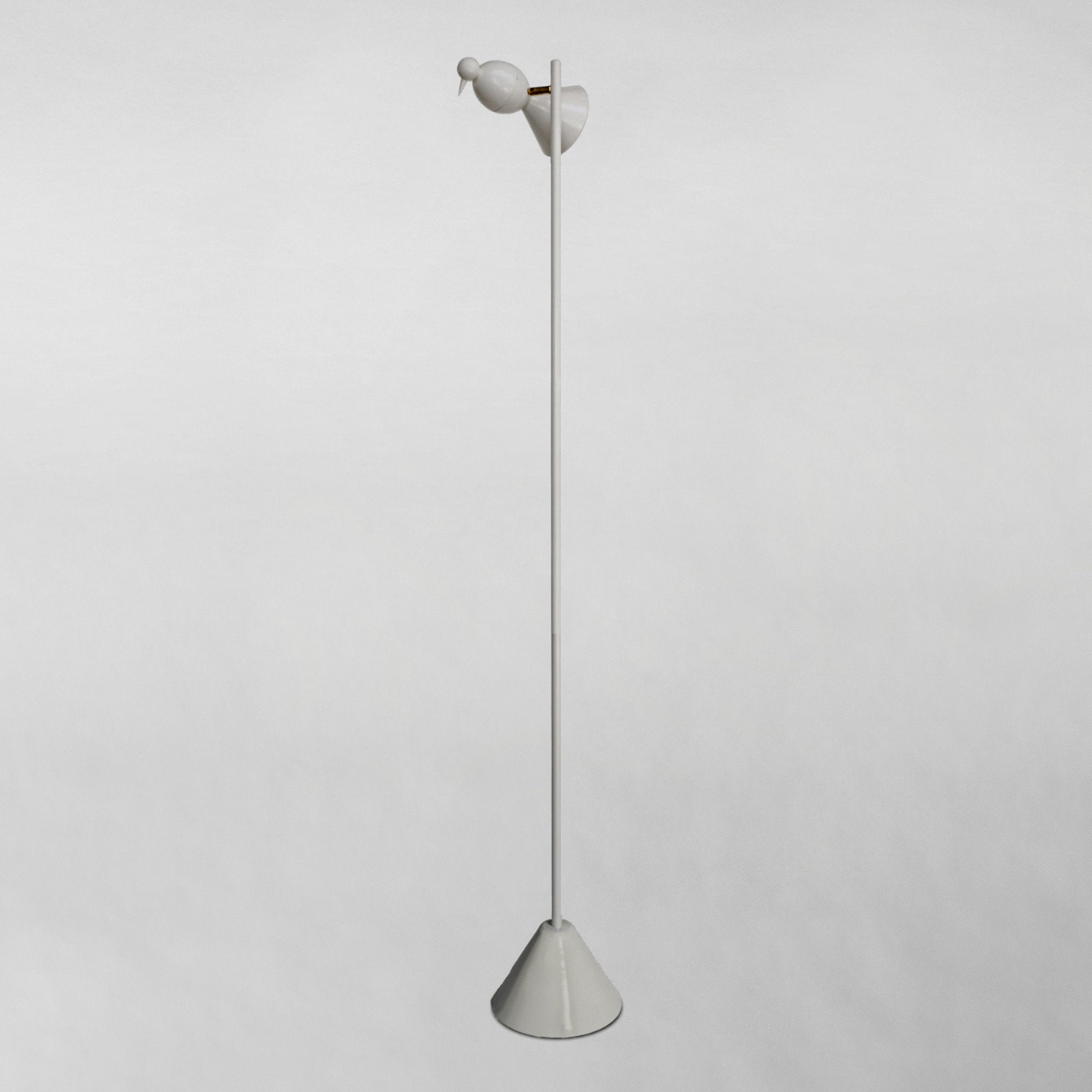Alouette 1 Bird Floor Lamp - White