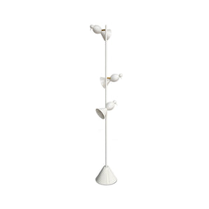 Alouette 3 Birds Floor Lamp - White