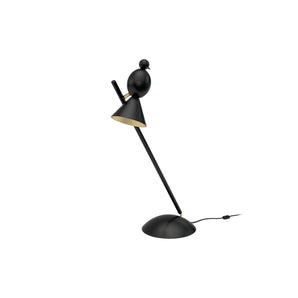 Alouette Slanted Table Lamp - Black/Brass