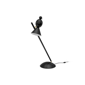 Alouette Slanted Table Lamp - Black/White
