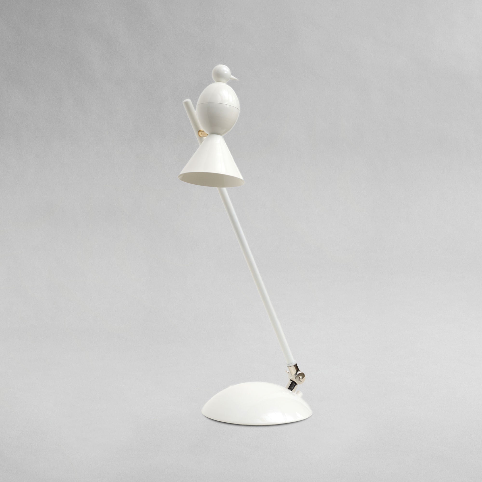 Alouette Slanted Table Lamp - White
