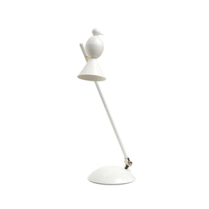 Alouette Slanted Table Lamp - White