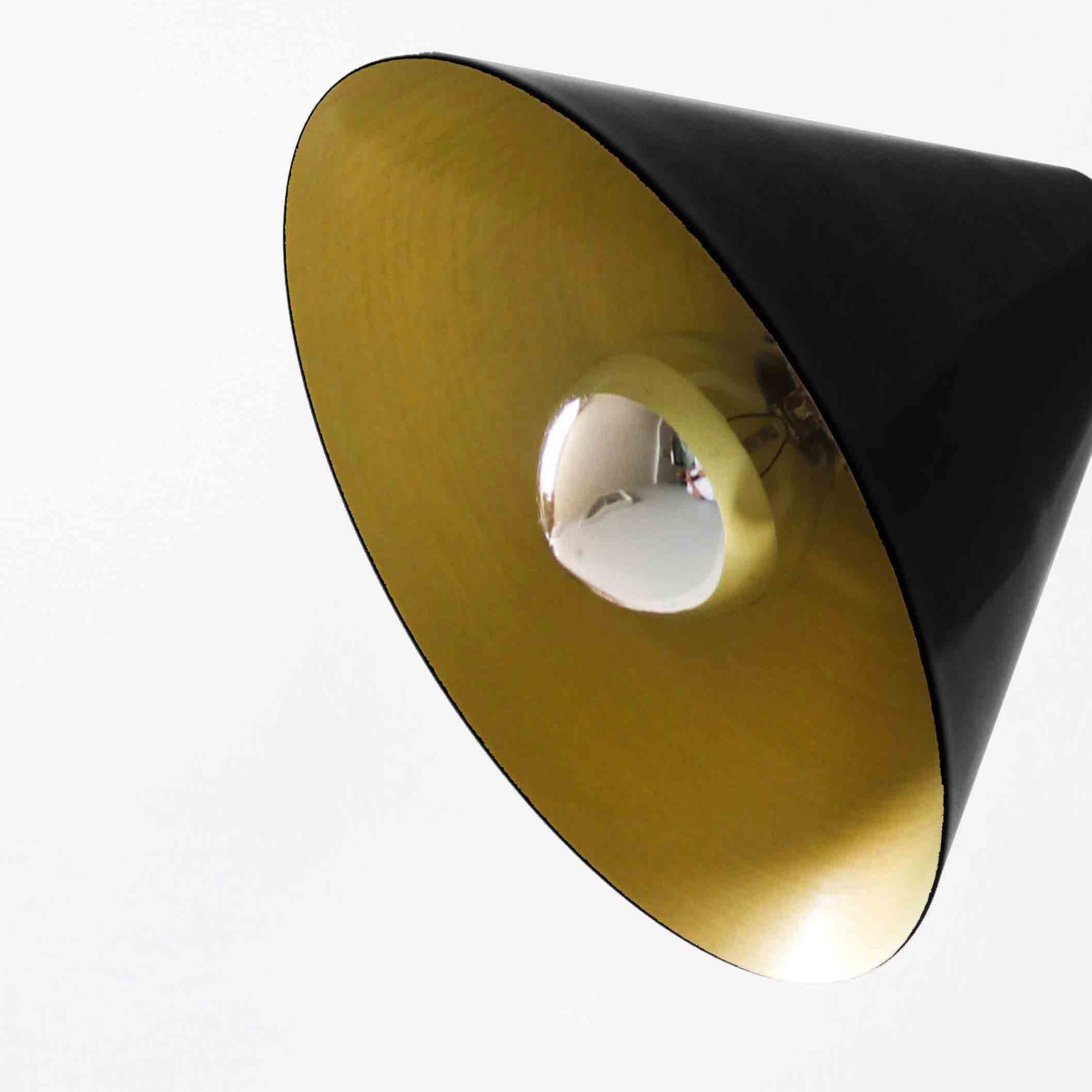 Alouette T Ceiling Light - Black/Brass-3