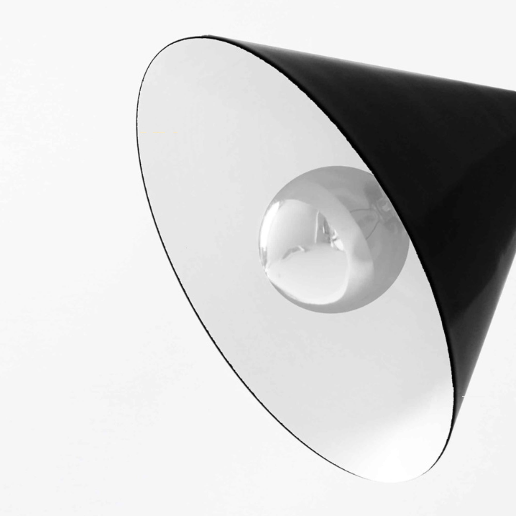 Alouette I 1 Bird Ceiling Light - Black/White-3