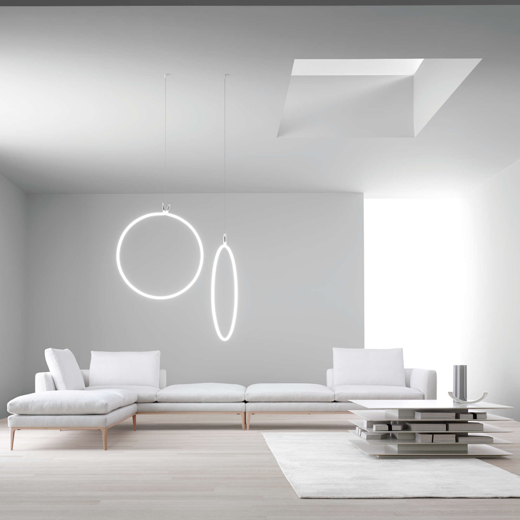 Millefoglie T519 Coffee Table - White