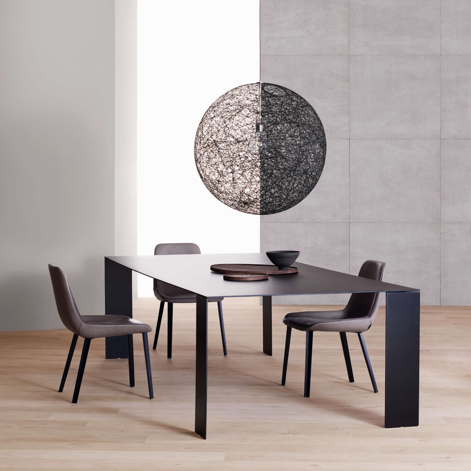 Panis 332 Dining Chair - Leather (Daino 003)