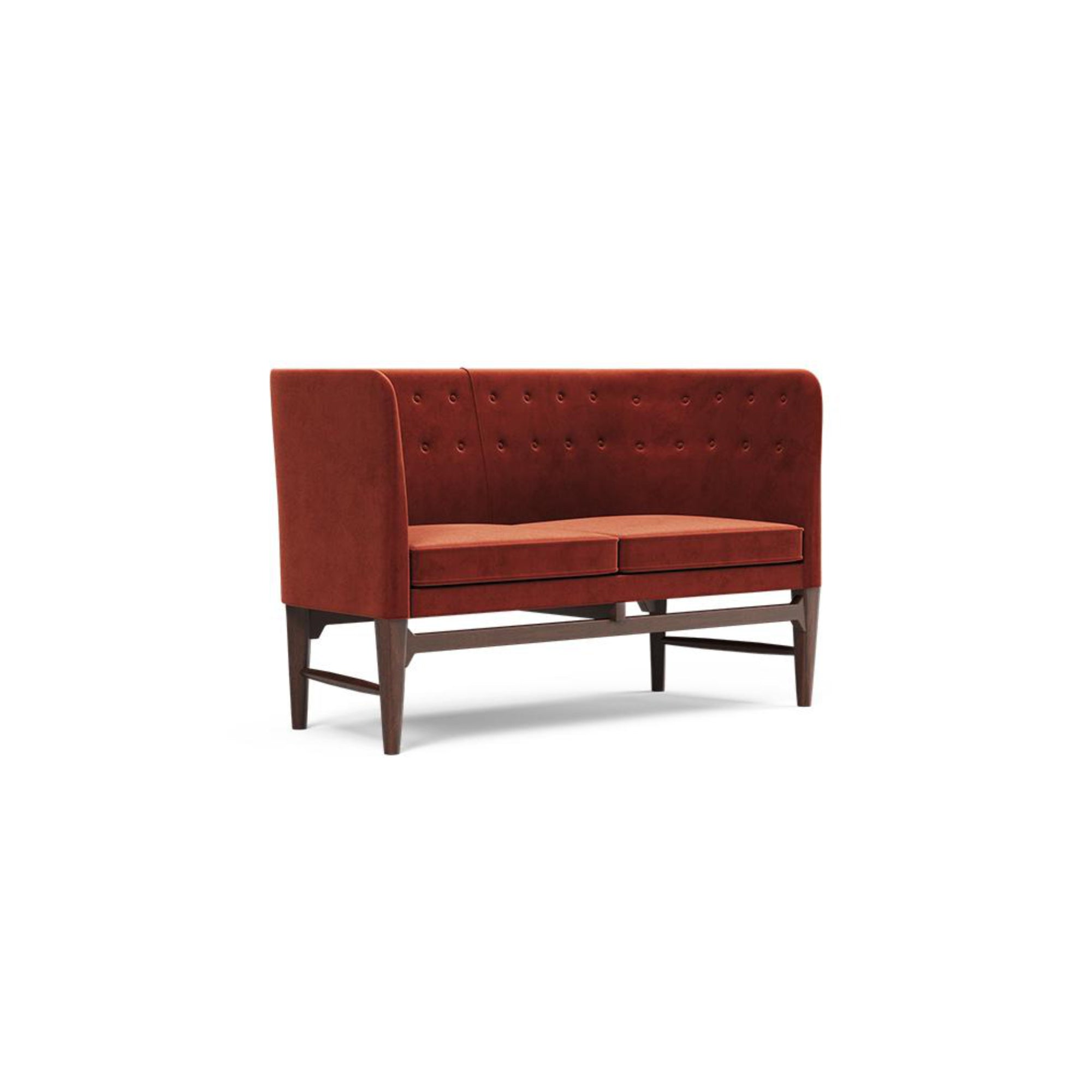 Mayor AJ6 Sofa - Velvet 2 (Maroon 03)-3