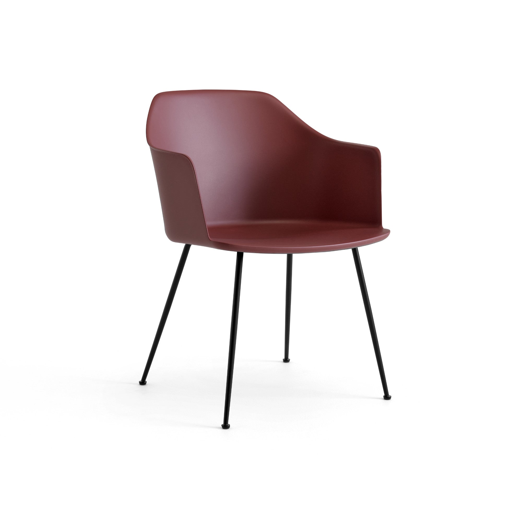Rely HW33 Dining Chair - Red Brown-1