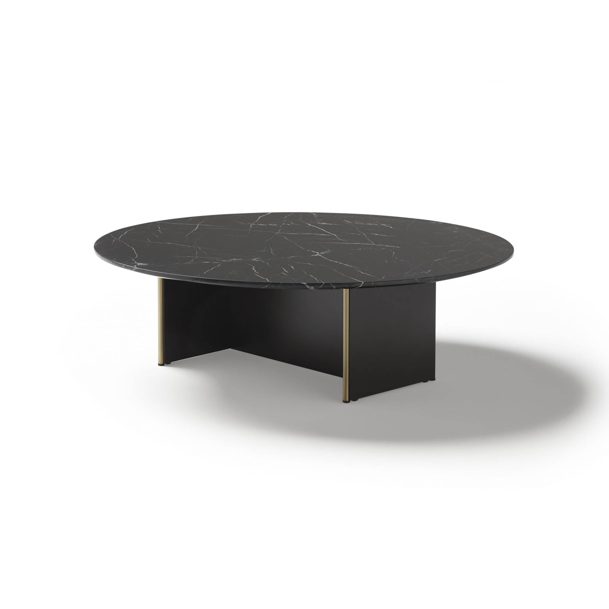 Ant Lite 03 Coffee Table - Black/Black Marble-1