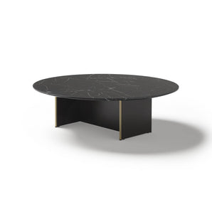 طاولة القهوة Ant Lite 03 - رخام أسود/أسود
